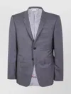 Thom Browne Tailored Sport Coat Slim Fit Super 120s Twill In Gray