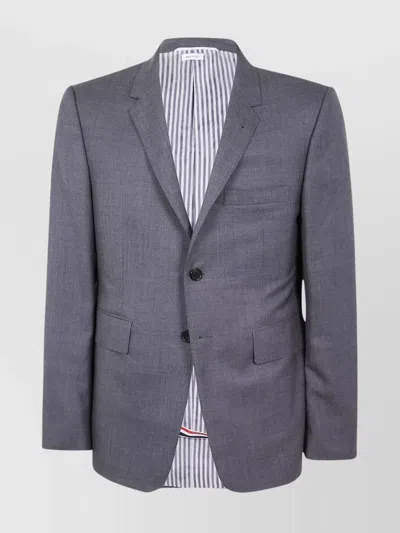 THOM BROWNE TAILORED SPORT COAT SLIM FIT SUPER 120S TWILL