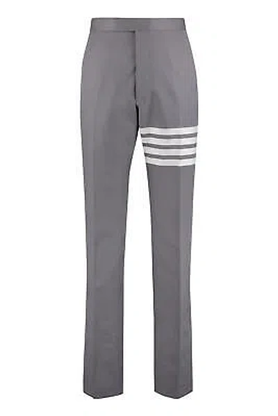 Pre-owned Thom Browne Tailored Trousers In Gray