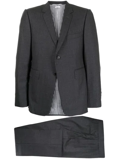 Thom Browne Tailored Two-piece Suit In Gray
