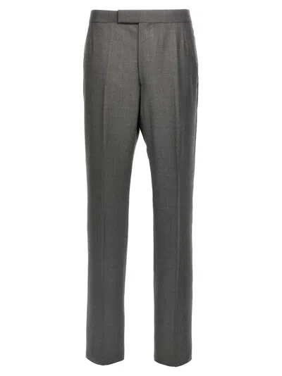 THOM BROWNE TAILORED WOOL TWILL PANTS
