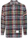 THOM BROWNE TARTAN SHIRT JACKET