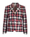 Thom Browne Sport Coat Jackets White In Multicolor