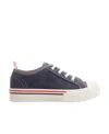 Thom Browne Tartan Tread Collegiate Sneakers In Black