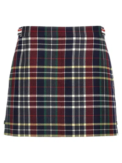 THOM BROWNE THOM BROWNE TARTAN TWILL SKIRT