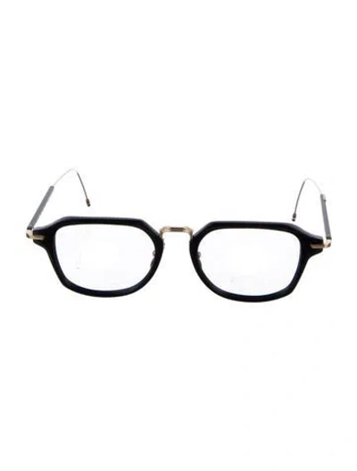 Pre-owned Thom Browne Tb 107 B Square Eyeglasses In Blue