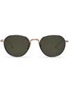 Thom Browne Tb119 Pantos-frame Sunglasses In Gold