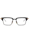 Thom Browne Tb422 Wayfarer-frame Glasses In Black