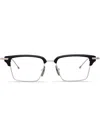 Thom Browne Tb711 Rectangular-frame Sunglasses In Blue