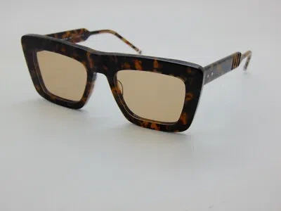 Pre-owned Thom Browne Tbs415-52-02 Tkt Tokyo Tortoise/brown Authentic Sunglasses