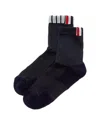 Thom Browne Stripe-detail Knitted Polyester Socks