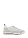 Thom Browne Runner Lace Loops Sneakers In Neutral