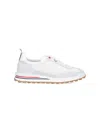 Thom Browne White Textile Tech Runner Sneakers