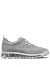 Thom Browne Tech Runner Sneakers In 灰色
