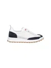 Thom Browne Tech Runner In Fine Kid Suede In Blue