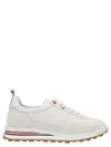 Thom Browne White Textile Tech Runner Sneakers In White