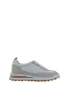 Thom Browne White Textile Tech Runner Sneakers In White