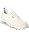 Thom Browne Tech Runner Tweed & Leather Sneaker In Multi
