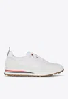 Thom Browne White Textile Tech Runner Sneakers In White
