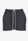 Thom Browne Tech Track Shorts In Blue