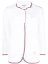 Thom Browne Klassischer Blazer In White