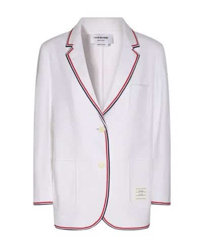 THOM BROWNE TECH TWILL BLAZER JACKET
