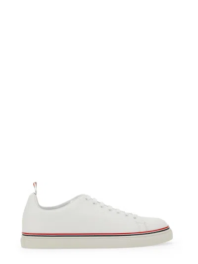 Thom Browne White Lace Up Sneakers