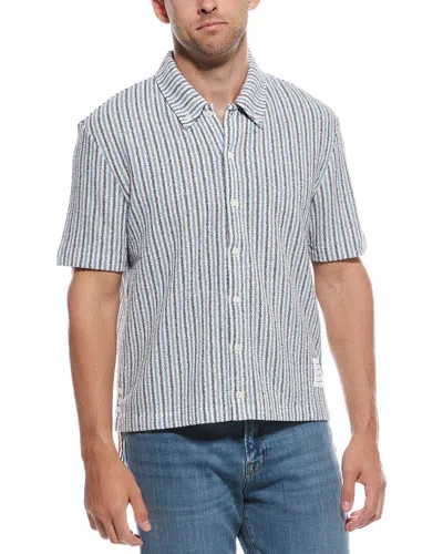 Thom Browne Terry Button Shirt In Multi