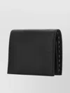 Thom Browne Textured Leather Bi-fold Wallet In Black