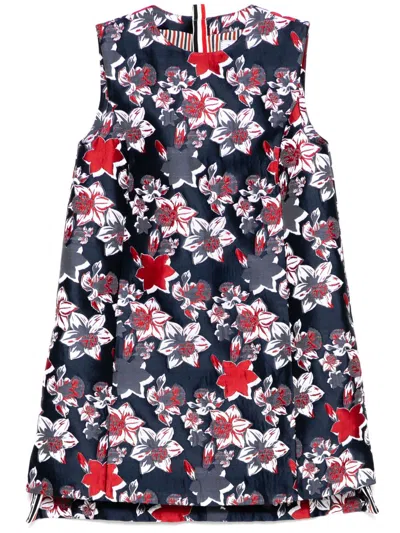Thom Browne Thigh Length A-line Dress In 蓝色