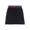 Thom Browne Elegant Thigh-length Side Tab Skirt
