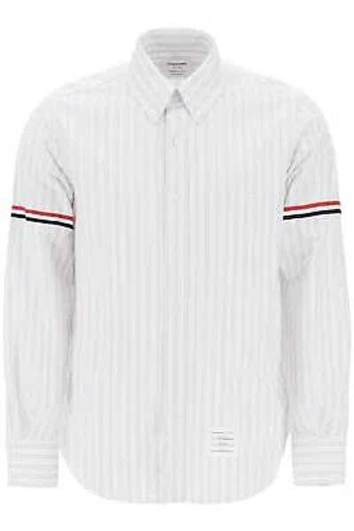 Pre-owned Thom Browne Thom Brown E Shirt Oxford Striped Mwl301of0525 Mul Sz.1 35