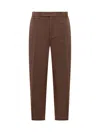 Thom Browne Brown Cotton Trousers In Brown