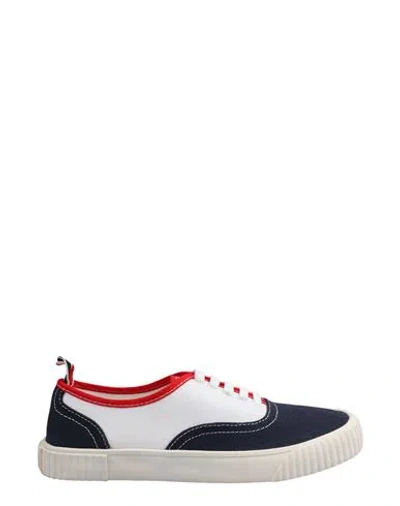 Thom Browne Heritage Canvas Sneakers Man Sneakers White Size 6 Cotton