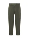 Thom Browne Twill-weave Cotton Trousers In Green
