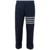 Thom Browne Trousers With Striped Detail And Pockets