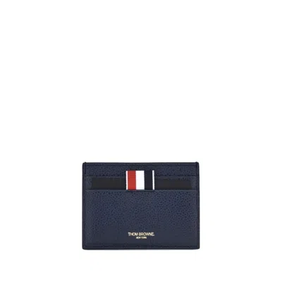 THOM BROWNE THOM E LEATHER CARD MEN'S HOLDER