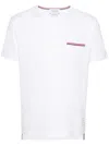 Thom Browne Rwb Pocket T-shirt In White
