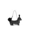 Thom Browne Squirrel-motif Zipped Shoulder Bag In Black