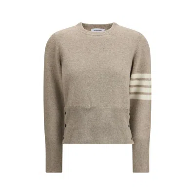 Thom Browne Thom E Wool Women's Sweatshirt In Neutral