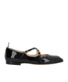 Thom Browne Criss Ballerina Shoes In Black