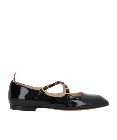 THOM BROWNE THOM BROWNE THOM JOHN BALLERINA FLATS