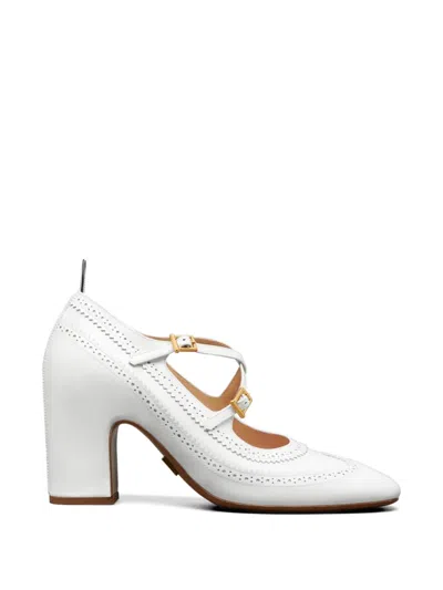 Thom Browne Thom John Brogue-detail Pumps In White