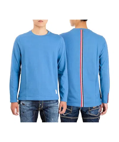 Thom Browne Thom Long-sleeved T-shirt In Blue