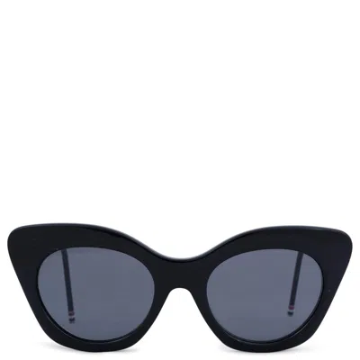 Pre-owned Thom Browne Thome Browne Black Acetate 508-a Cat-eye Sunglasses