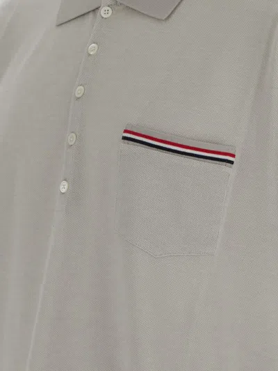 Thom Browne Thome Polo In Neutral