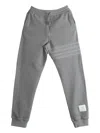 Thom Browne Three-stripe Sweatpants In Gray