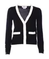 Thom Browne Side Buttoned Knit Cardigan In Black