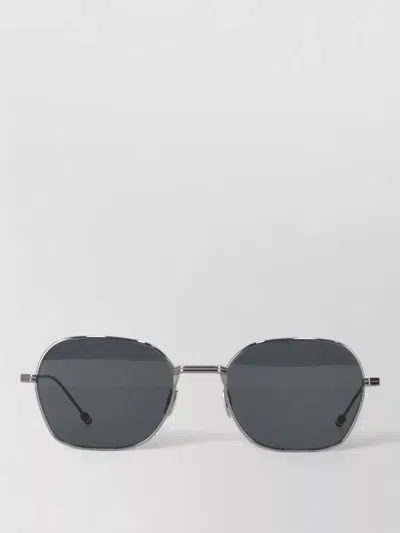 Thom Browne Titanium Rectangular Sunglasses Metal Frame Design