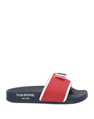 Thom Browne Babies'  Toddler Boy Sandals Navy Size 10c Rubber In Blue